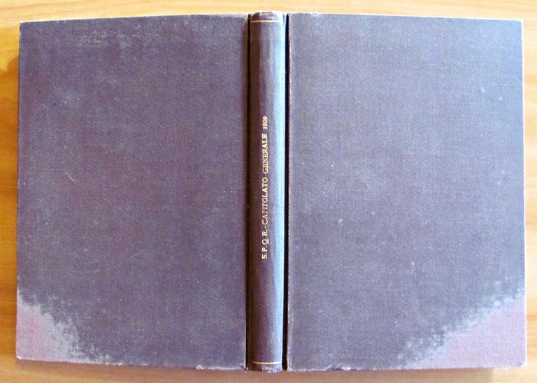 S.P.Q.R. CAPITOLATO GENERALE 1909 - per conto di COMUNE DI …