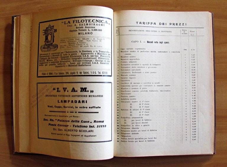 S.P.Q.R. CAPITOLATO GENERALE 1909 - per conto di COMUNE DI …