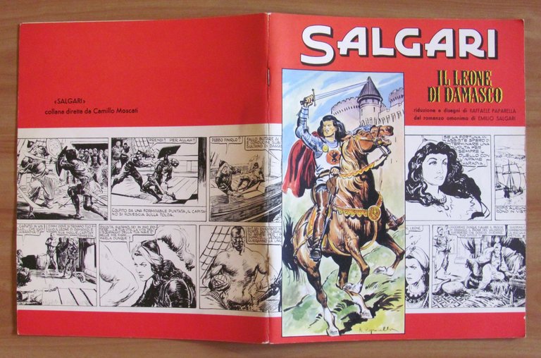 SALGARI - IL LEONE DI DAMASCO - 1973 ill. PAPARELLA