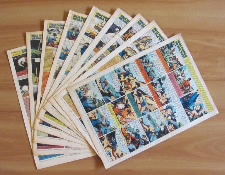 SALGARI Settimanale Grandi Avventure - Serie Completa 1/30 Originale