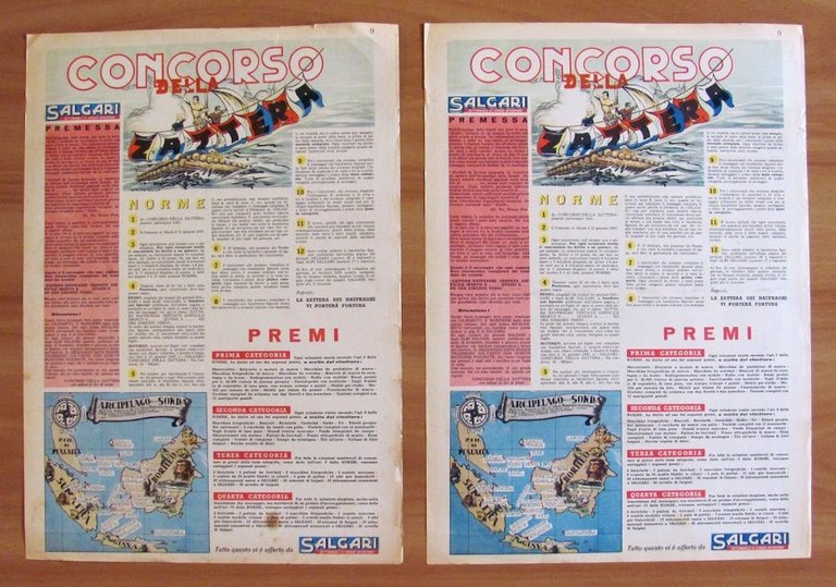 SALGARI Settimanale Grandi Avventure - Serie Completa 1/30 Originale