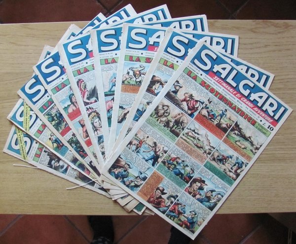 SALGARI Settimanale Grandi Avventure Serie 1/29 Originale