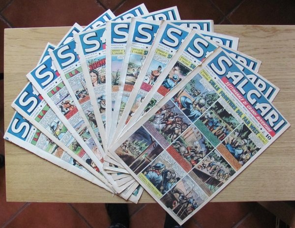 SALGARI Settimanale Grandi Avventure Serie 1/29 Originale