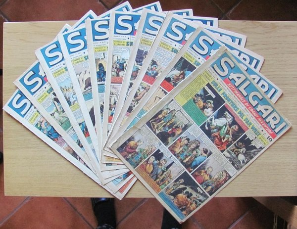 SALGARI Settimanale Grandi Avventure Serie 1/29 Originale