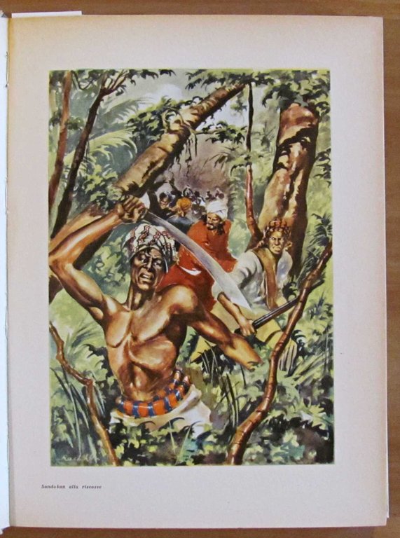 SANDOKAN ALLA RISCOSSA, anni '60 - ill. TRINCIA