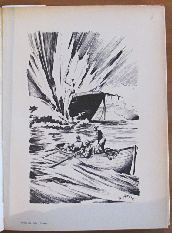 SANDOKAN ALLA RISCOSSA, anni '60 - ill. TRINCIA