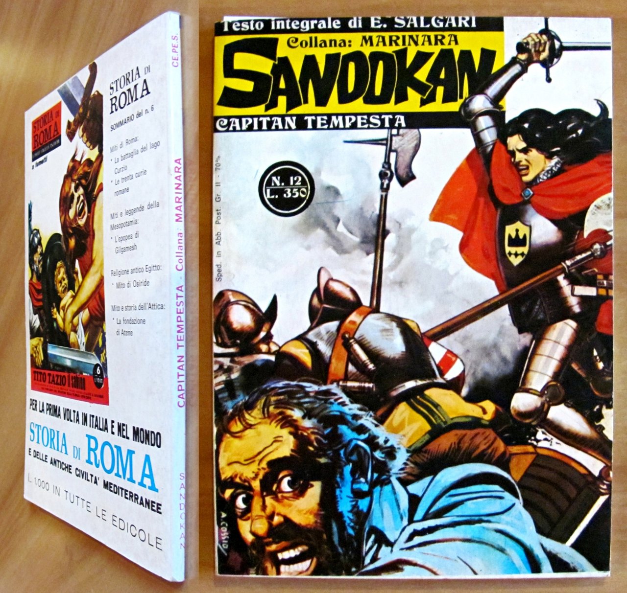 SANDOKAN Capitan Tempesta - Collana Marinara N.12, 1976