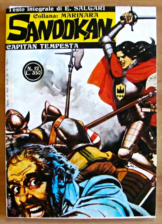 SANDOKAN Capitan Tempesta - Collana Marinara N.12, 1976