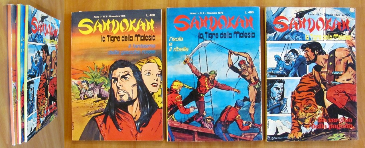 SANDOKAN la Tigre della Malesia N.1, 2 e 3, 1975/76 | Immagine principale