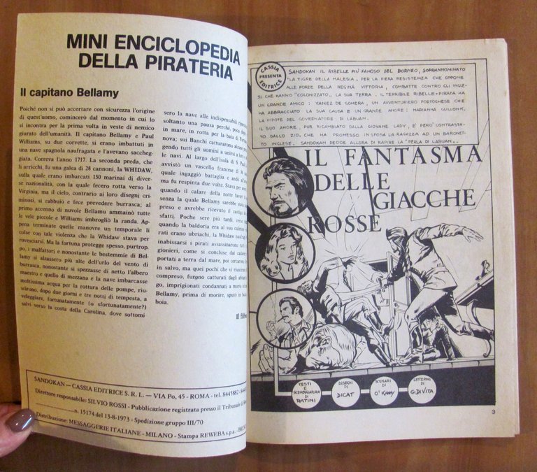 SANDOKAN la Tigre della Malesia N.1, 2 e 3, 1975/76 | Immagine Gallery 2