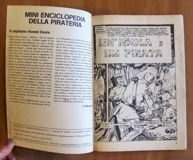 SANDOKAN la Tigre della Malesia N.1, 2 e 3, 1975/76 | Immagine Gallery 3