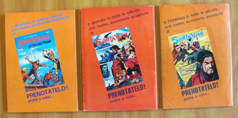 SANDOKAN la Tigre della Malesia N.1, 2 e 3, 1975/76 | Immagine Gallery 5