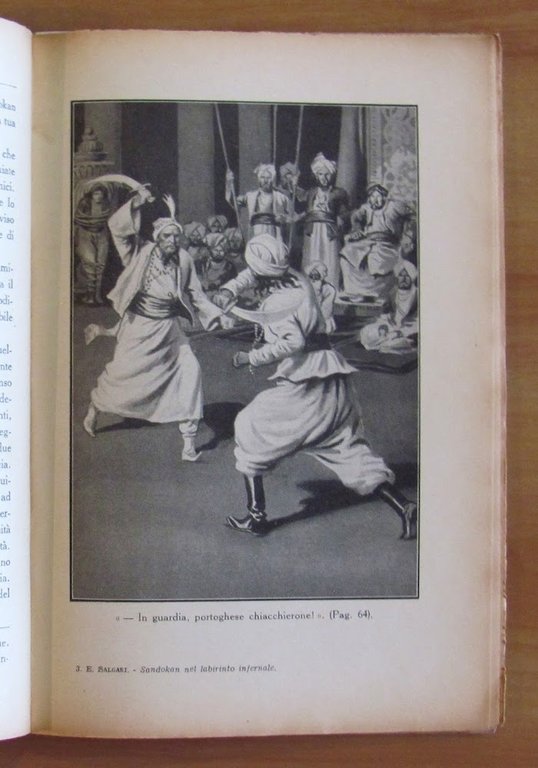 SANDOKAN NEL LABIRINTO INFERNALE - ill. di ORTELLI