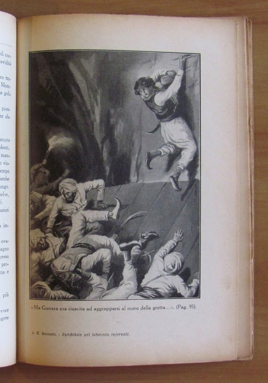 SANDOKAN NEL LABIRINTO INFERNALE - ill. di ORTELLI