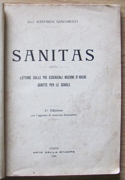 SANITAS - Letture sulle più essenziali nozioni d'igiene scritte per …