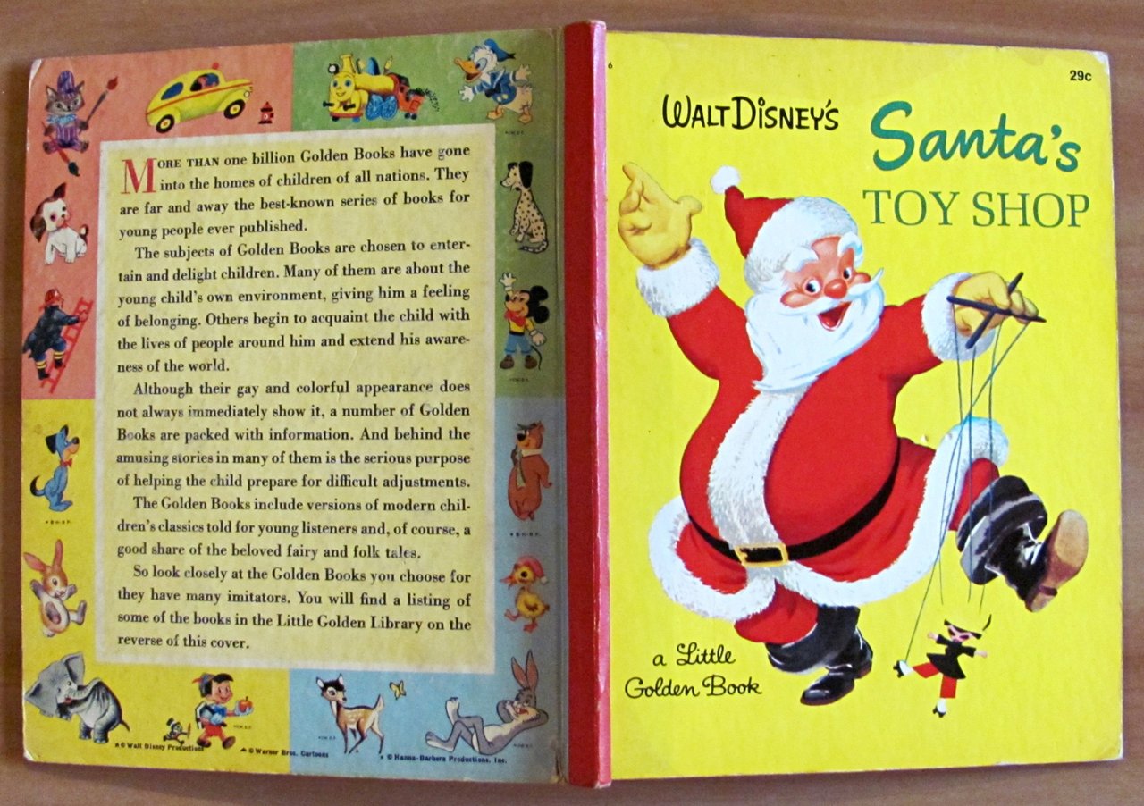SANTA'S TOY SHOP - Collana Little Golden Book, 1950