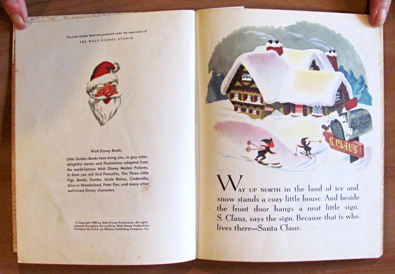 SANTA'S TOY SHOP - Collana Little Golden Book, 1950