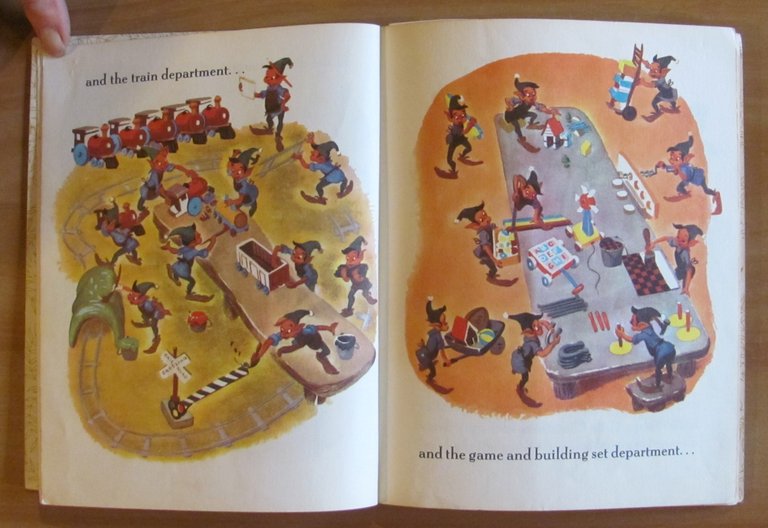 SANTA'S TOY SHOP - Collana Little Golden Book, 1950