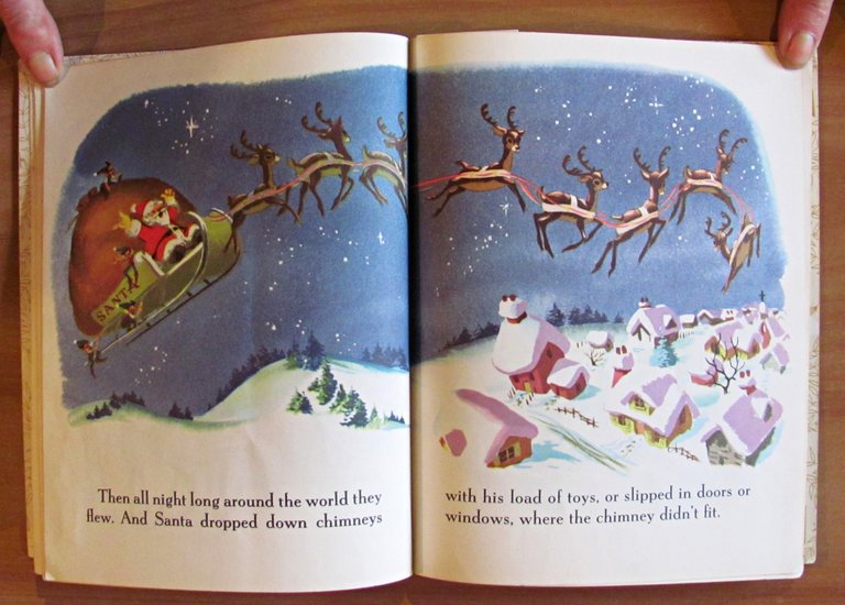 SANTA'S TOY SHOP - Collana Little Golden Book, 1950