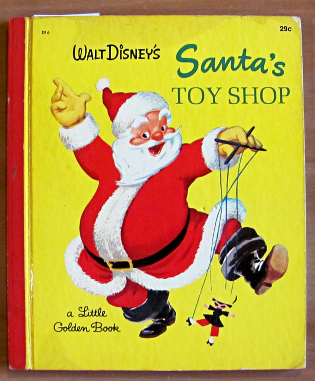 SANTA'S TOY SHOP - Collana Little Golden Book, 1950