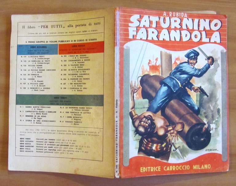 SATURNINO FARANDOLA - Collana Per Tutti - Serie Rossa N.205