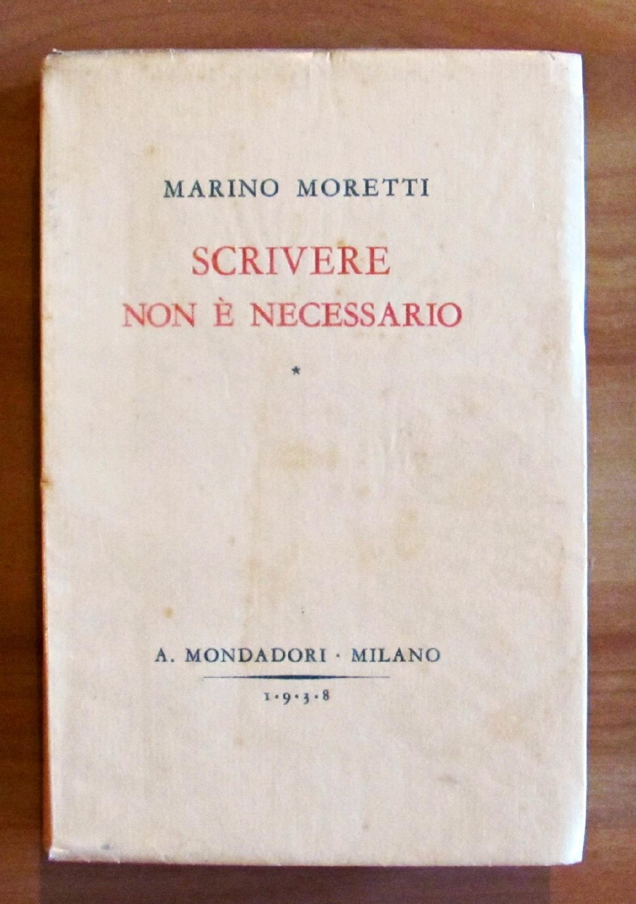 SCRIVERE NON E' NECESSARIO - UMORI E SEGRETI DI UNO …