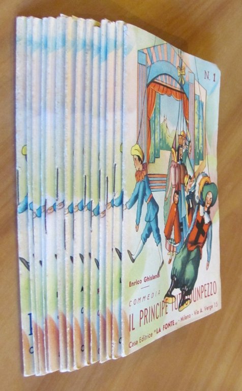 Serie 1/14 COMMEDIOLE con Pinocchio, Cenerentola, Cappuccetto rosso ecc., anni …