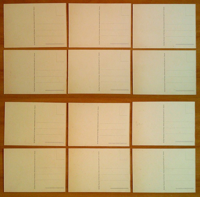 Serie Completa 12 Cartoline PINOCCHIO DISNEY, anni '40 - Non …