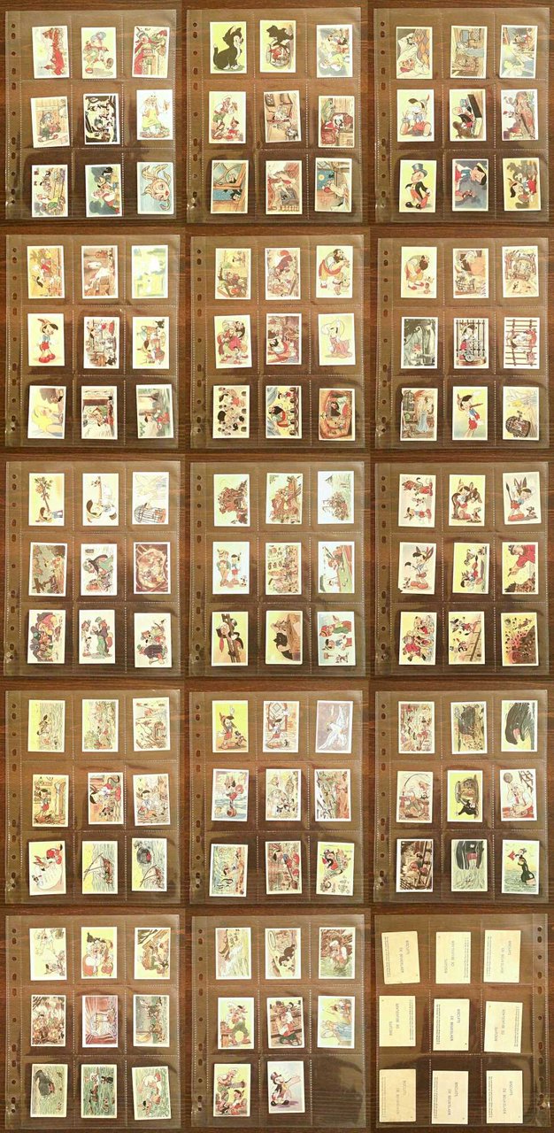 Serie Completa di 125 Figurine PINOCCHIO Biscuits BEUKELAER, 1940