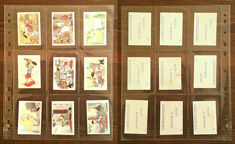 Serie Completa di 125 Figurine PINOCCHIO Biscuits BEUKELAER, 1940