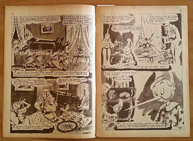 Serie Completa di 6 Fascicoli PINOCCHIO - Coll Fiabe e …