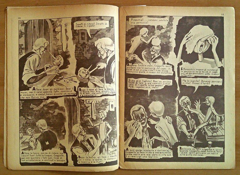 Serie Completa di 6 Fascicoli PINOCCHIO - Coll Fiabe e …