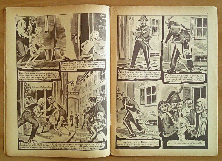 Serie Completa di 6 Fascicoli PINOCCHIO - Coll Fiabe e …