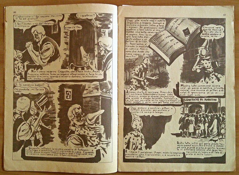 Serie Completa di 6 Fascicoli PINOCCHIO - Coll Fiabe e …