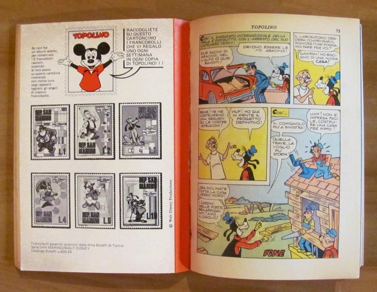 Serie COMPLETA di 6 TOPOLINO Libretto FRANCOBOLLO SAN MARINO N.804/09 …