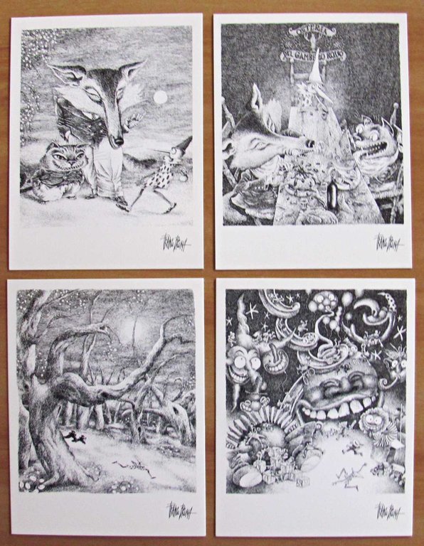 Serie Completa di 9 cartoline PINOCCHIO in Cofanetto di FRANCO … | Immagine Gallery 5