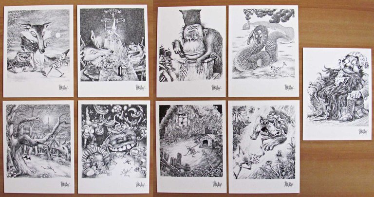 Serie Completa di 9 cartoline PINOCCHIO in Cofanetto di FRANCO … | Immagine Gallery 6