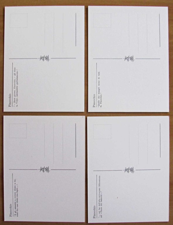 Serie Completa di 9 cartoline PINOCCHIO in Cofanetto di FRANCO … | Immagine Gallery 7