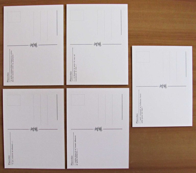 Serie Completa di 9 cartoline PINOCCHIO in Cofanetto di FRANCO … | Immagine Gallery 9