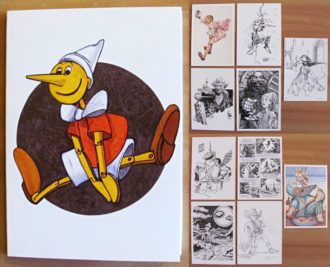 Serie Completa in Folder originale di 10 cartoline ILLUSTRATORI PER … | Immagine principale
