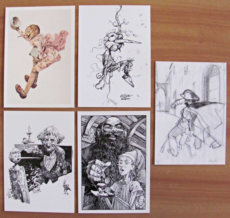 Serie Completa in Folder originale di 10 cartoline ILLUSTRATORI PER … | Immagine Gallery 9