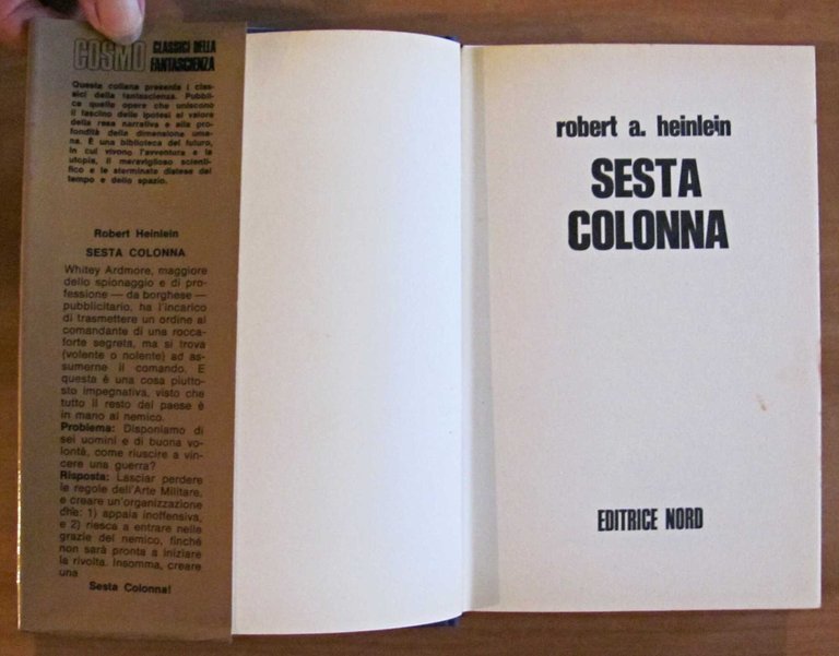 SESTA COLONNA - Cosmo Serie Oro, I ed. 1974