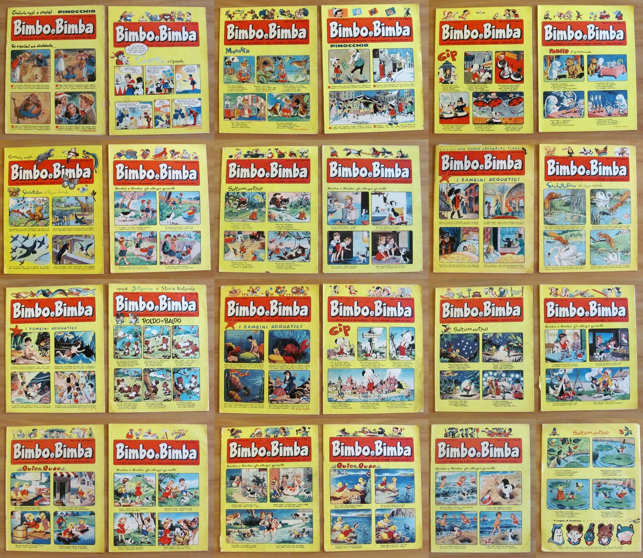 Settimanale BIMBO E BIMBA - Lotto di 23 Numeri, 1961 … | Immagine principale