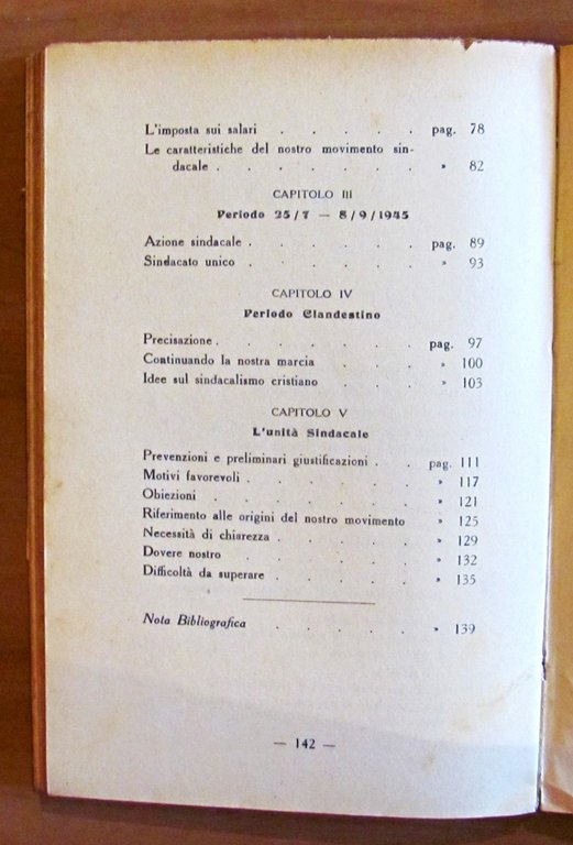 SINDACALISMO CRISTIANO E UNITA' SINDACALE ALLA LUCE DELL'ESPERIENZA - con …