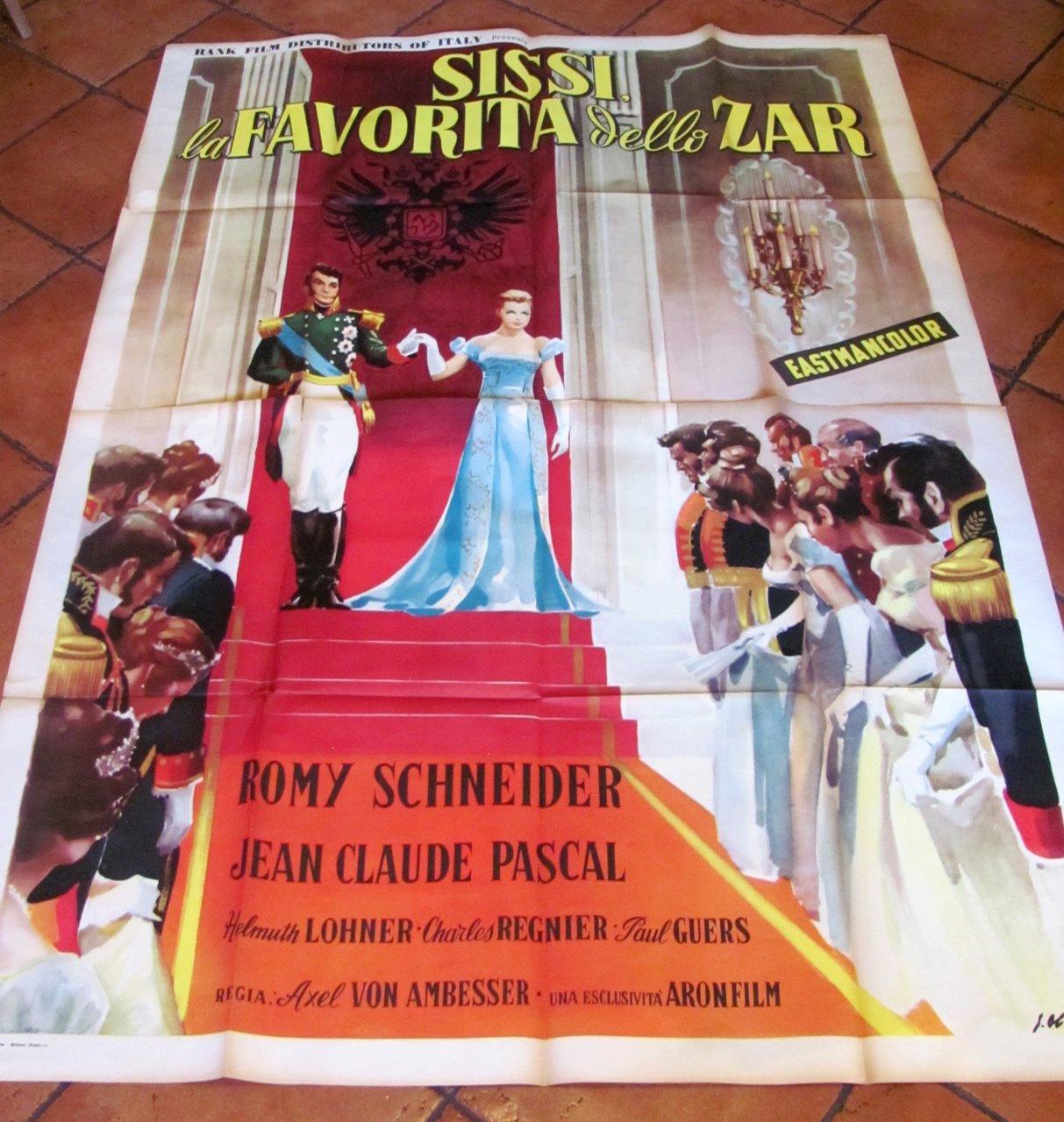 Manifesto SISSI LA FAVORITA DELLO ZAR con R. SCHNEIDER e …