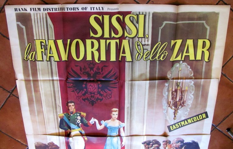 Manifesto SISSI LA FAVORITA DELLO ZAR con R. SCHNEIDER e …