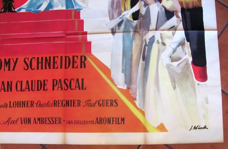 Manifesto SISSI LA FAVORITA DELLO ZAR con R. SCHNEIDER e …