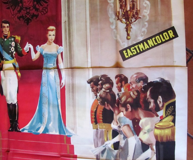 Manifesto SISSI LA FAVORITA DELLO ZAR con R. SCHNEIDER e …