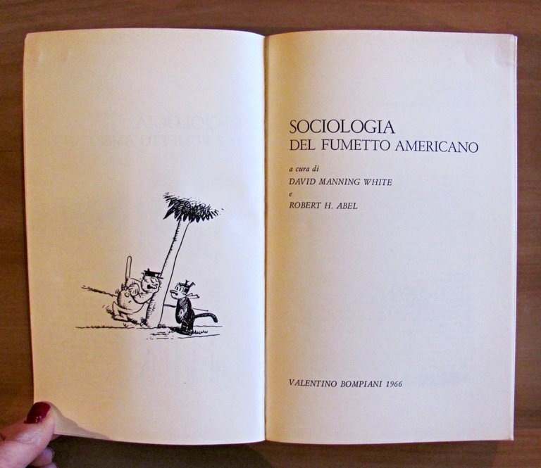 SOCIOLOGIA DEL FUMETTO - Collana Uomo e Società