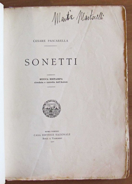 SONETTI, 1906 | Immagine Gallery 2